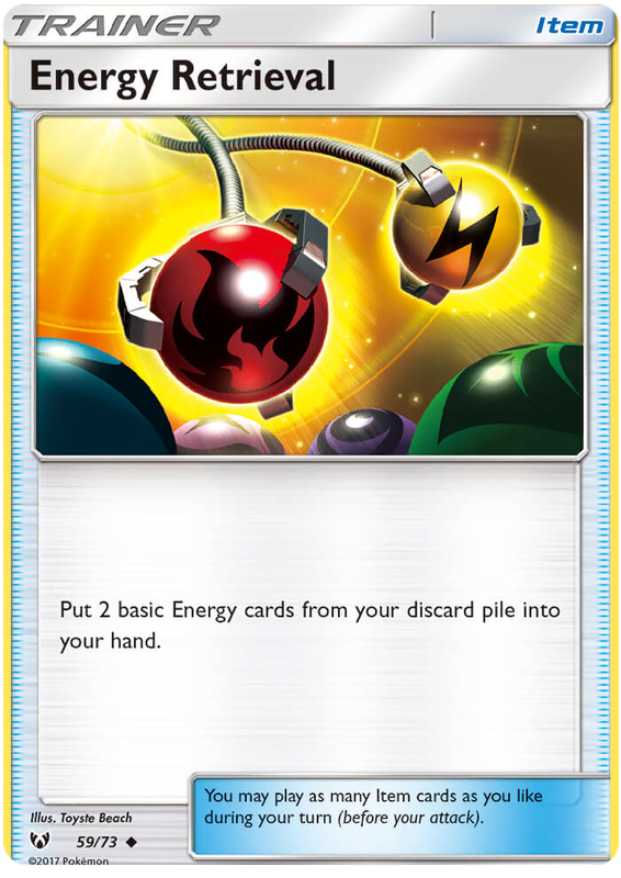 Recuperação de Energia / Energy Retrieval - Pokémon TCG - MoxLand