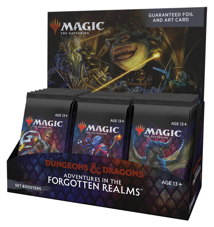 Box de Coleção - Dungeons & Dragons: Adventures in the Forgotten Realms - Magic: The Gathering - MoxLand