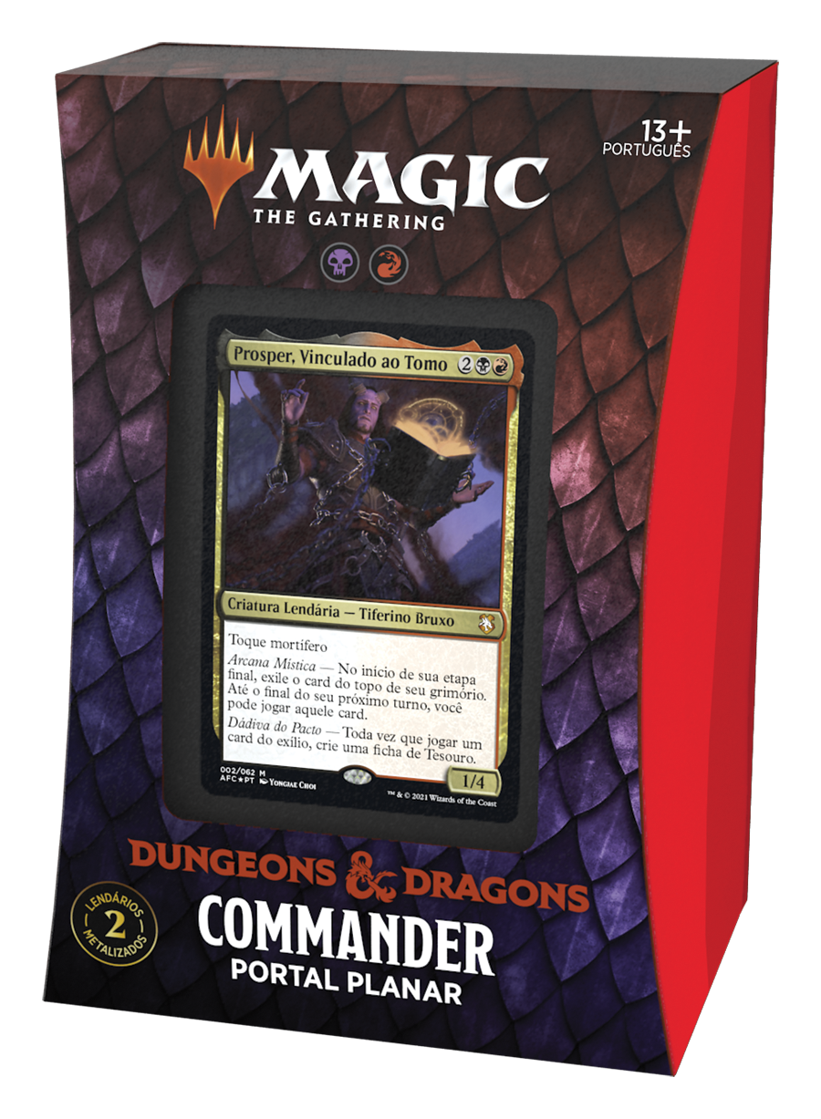 Deck Commander Dungeons & Dragons: Adventures in the Forgotten Realms - Portal Planar - Magic: The Gathering - MoxLand
