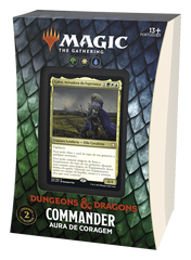 Deck Commander Dungeons & Dragons: Adventures in the Forgotten Realms - Aura de Coragem - Magic: The Gathering - MoxLand