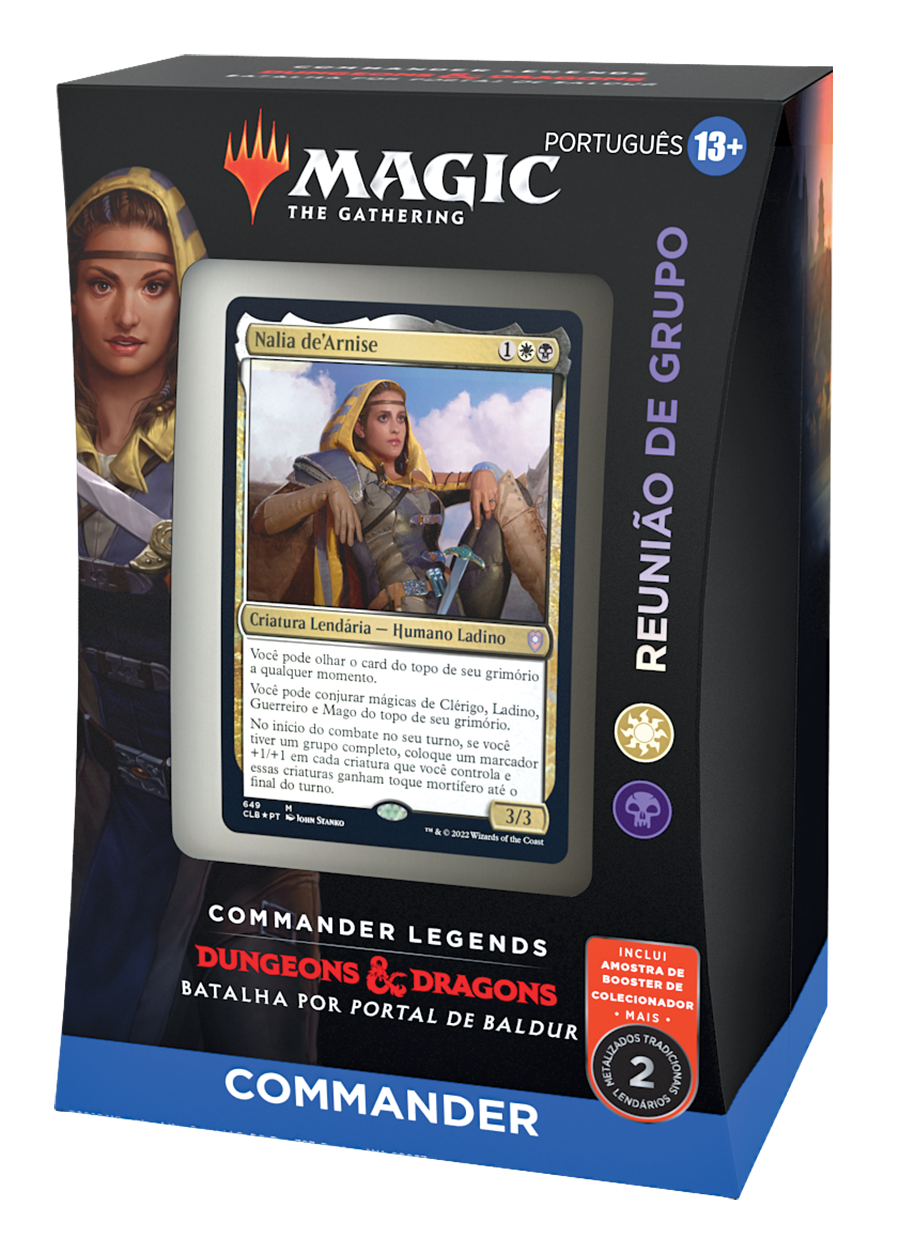 Deck Commander Legends: Batalha por Portal de Baldur - Reunião de Grupo - Magic: The Gathering - MoxLand