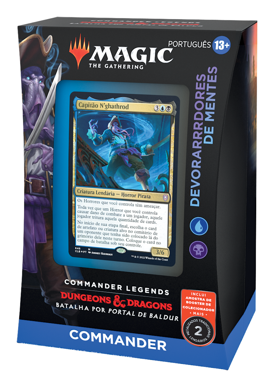 Deck Commander Legends: Batalha por Portal de Baldur - Devorarrrdores de Mentes - Magic: The Gathering - MoxLand