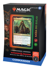 Deck Commander Legends: Batalha por Portal de Baldur - Saída do Exílio - Magic: The Gathering - MoxLand