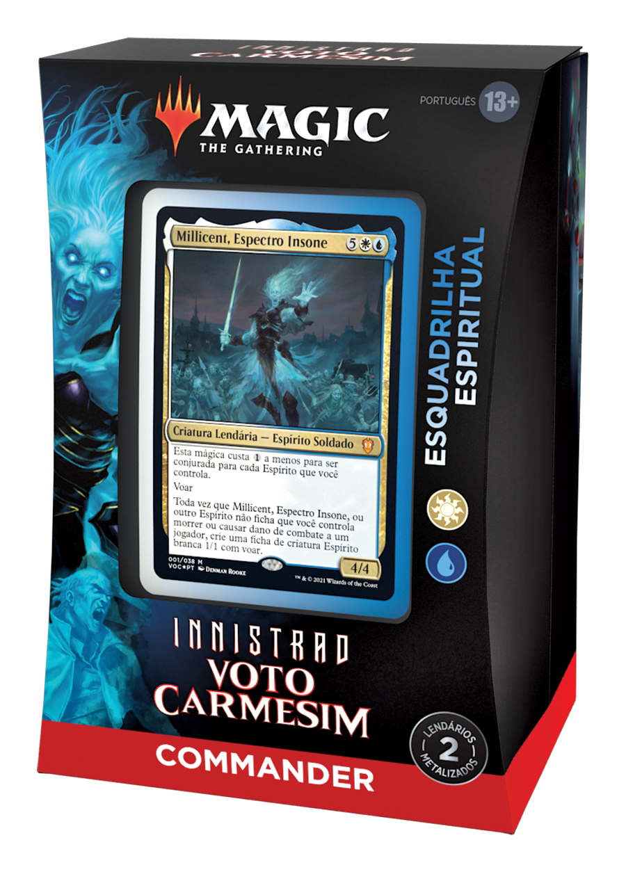 Deck Commander Innistrad: Voto Carmesim - Esquadrilha Espiritual - Magic: The Gathering - MoxLand