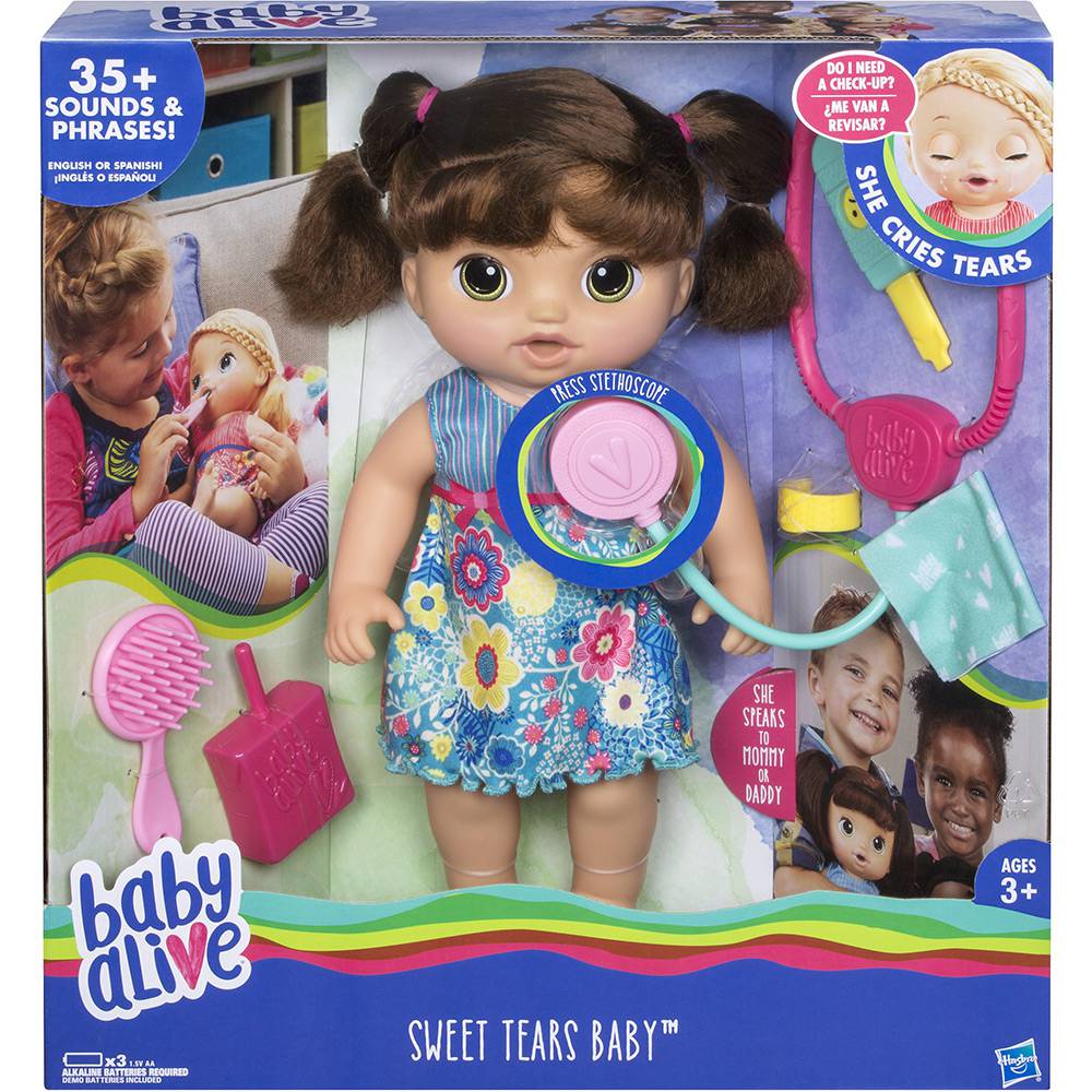 Baby Alive - Boneca Doces Lágrimas - Hasbro - MoxLand