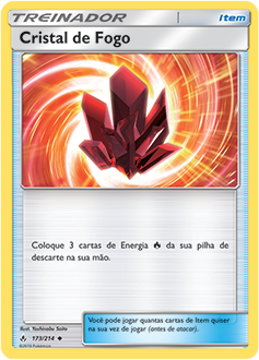 Cristal de Fogo / Fire Crystal - Pokémon TCG - MoxLand