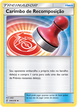 Carimbo de Recomposição / Reset Stamp - Pokémon TCG - MoxLand