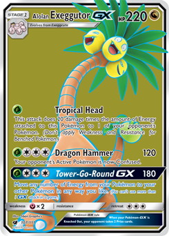 Exeggutor de Alola GX / Alolan Exeggutor-GX - Pokémon TCG - MoxLand