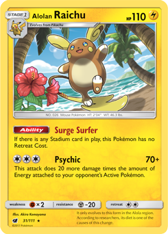 Raichu de Alola / Alolan Raichu - Pokémon TCG - MoxLand
