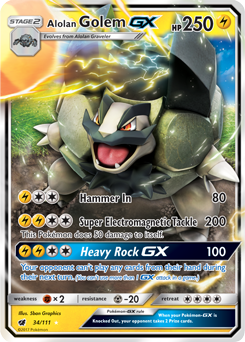 Golem de Alola GX / Alolan Golem-GX - Pokémon TCG - MoxLand