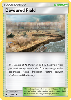 Campo Devorado / Devoured Field - Pokémon TCG - MoxLand
