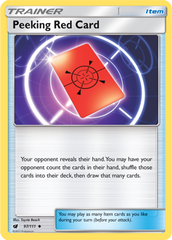 Cartão Vermelho Espião / Peeking Red Card - Pokémon TCG - MoxLand