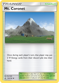 Monte Coronete / Mt. Coronet - Pokémon TCG - MoxLand
