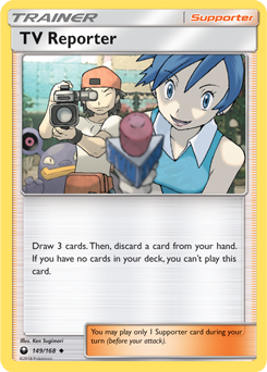 Repórter Televisivo / TV Reporter - Pokémon TCG - MoxLand