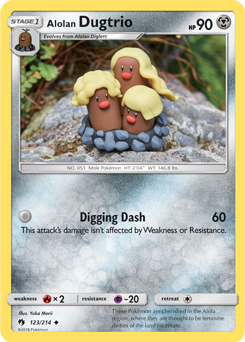 Dugtrio de Alola / Alolan Dugtrio - Pokémon TCG - MoxLand
