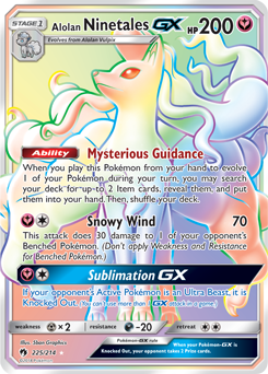 Ninetales de Alola GX / Alolan Ninetales-GX - Pokémon TCG - MoxLand