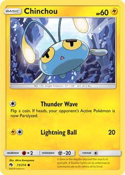 Chinchou - Pokémon TCG - MoxLand