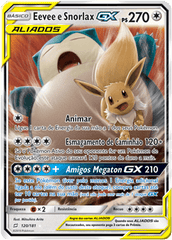 Eevee e Snorlax / Eevee & Snorlax-GX - Pokémon TCG - MoxLand