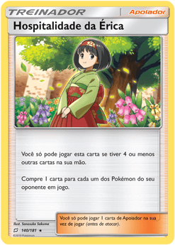 Hospitalidade da Érica / Erika's Hospitality - Pokémon TCG - MoxLand