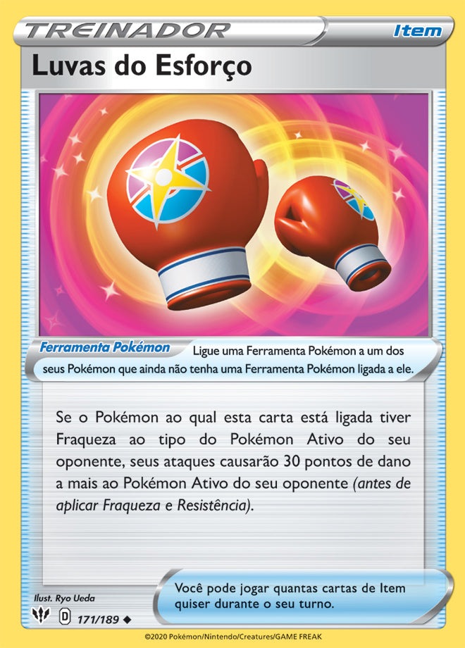 Luvas do Esforço - Pokémon TCG - MoxLand