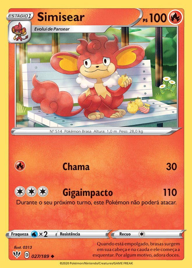 Simisear - Pokémon TCG - MoxLand