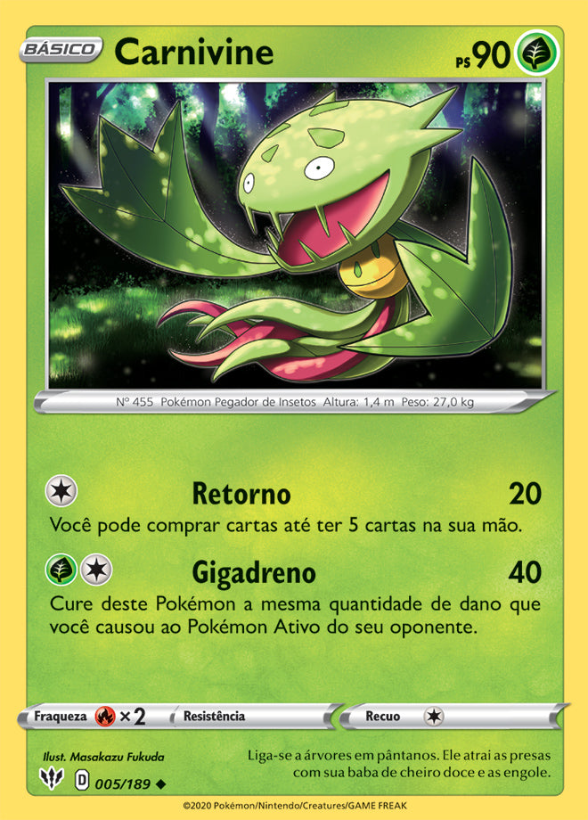 Carnivine - Pokémon TCG - MoxLand