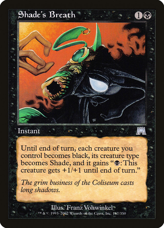 Hálito do Vulto / Shade's Breath - Magic: The Gathering - MoxLand