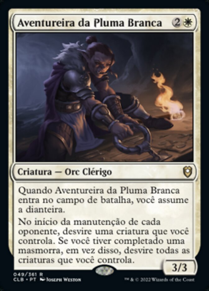 Aventureira da Pluma Branca / White Plume Adventurer - Magic: The Gathering - MoxLand