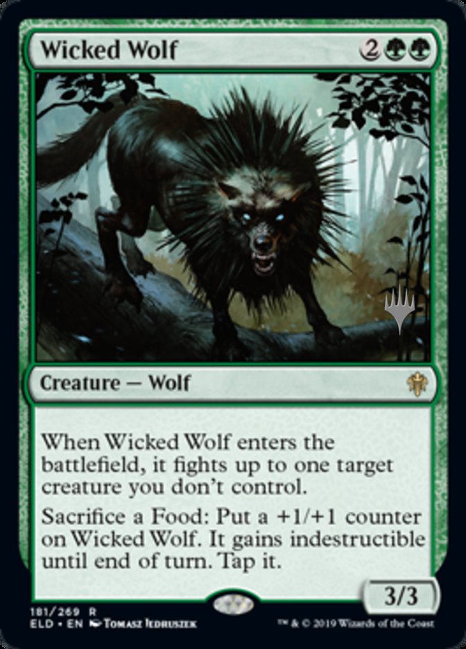 Lobo Mau / Wicked Wolf - Magic: The Gathering - MoxLand