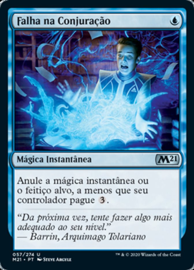 Falha na Conjuração / Miscast - Magic: The Gathering - MoxLand