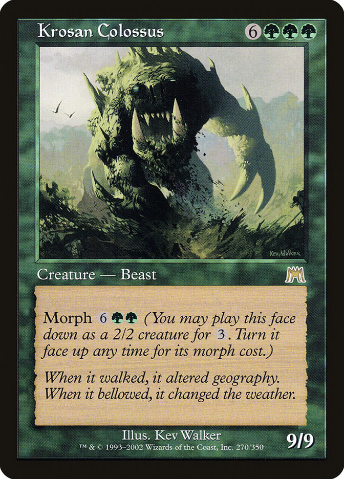 Colosso Krosano / Krosan Colossus - Magic: The Gathering - MoxLand