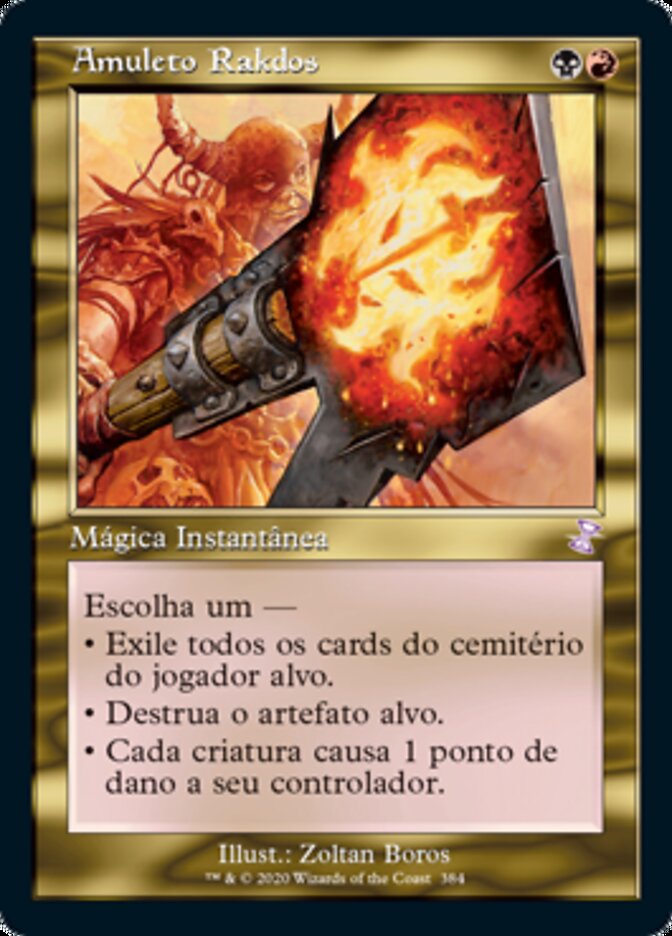 Amuleto Rakdos / Rakdos Charm - Magic: The Gathering - MoxLand
