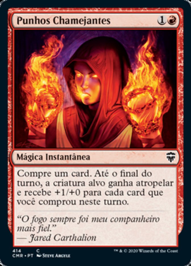 Punhos Chamejantes / Fists of Flame - Magic: The Gathering - MoxLand