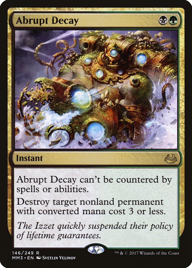 Denegeração Abrupta / Abrupt Decay - Magic: The Gathering - MoxLand