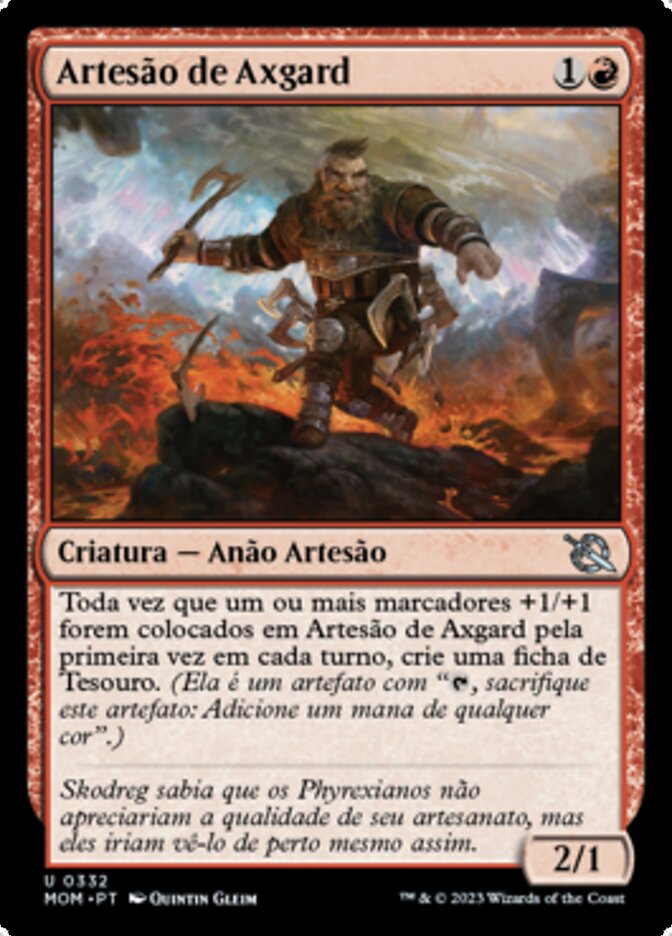 Artesão de Axgard / Axgard Artisan - Magic: The Gathering - MoxLand