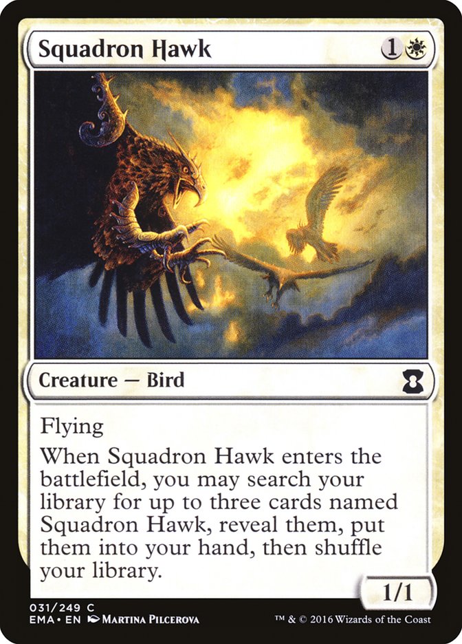 Falcão do Esquadrão / Squadron Hawk - Magic: The Gathering - MoxLand