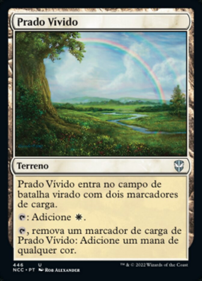 Prado Vívido / Vivid Meadow - Magic: The Gathering - MoxLand