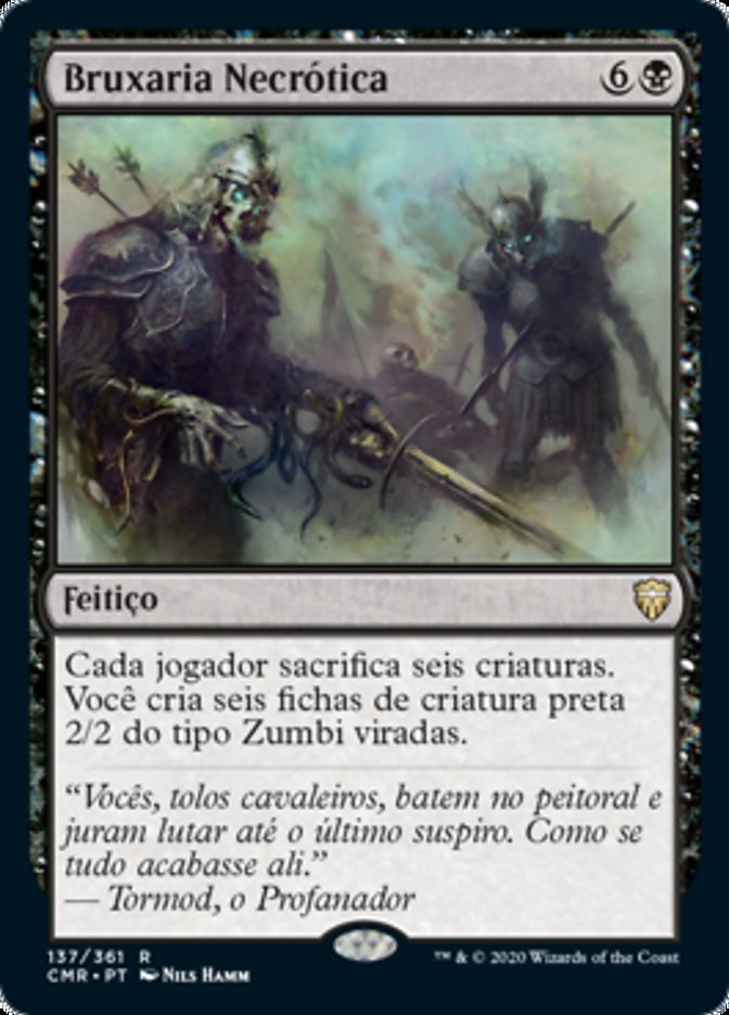 Bruxaria Necrótica / Necrotic Hex - Magic: The Gathering - MoxLand