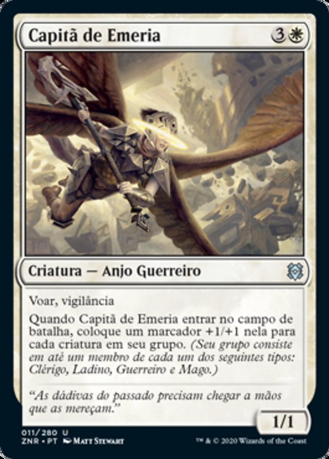 Capitã de Emeria / Emeria Captain - Magic: The Gathering - MoxLand