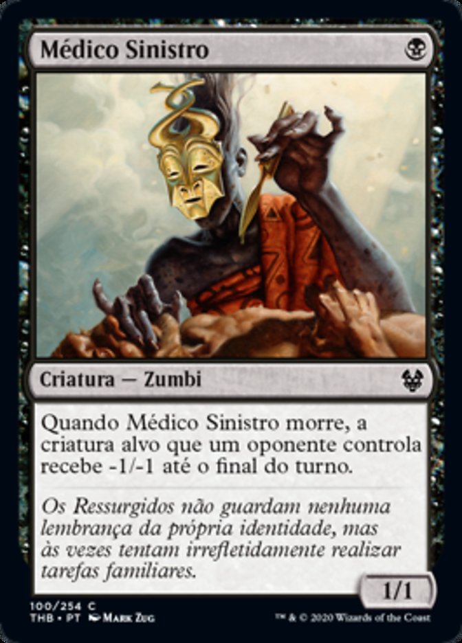 Médico Sinistro / Grim Physician - Magic: The Gathering - MoxLand