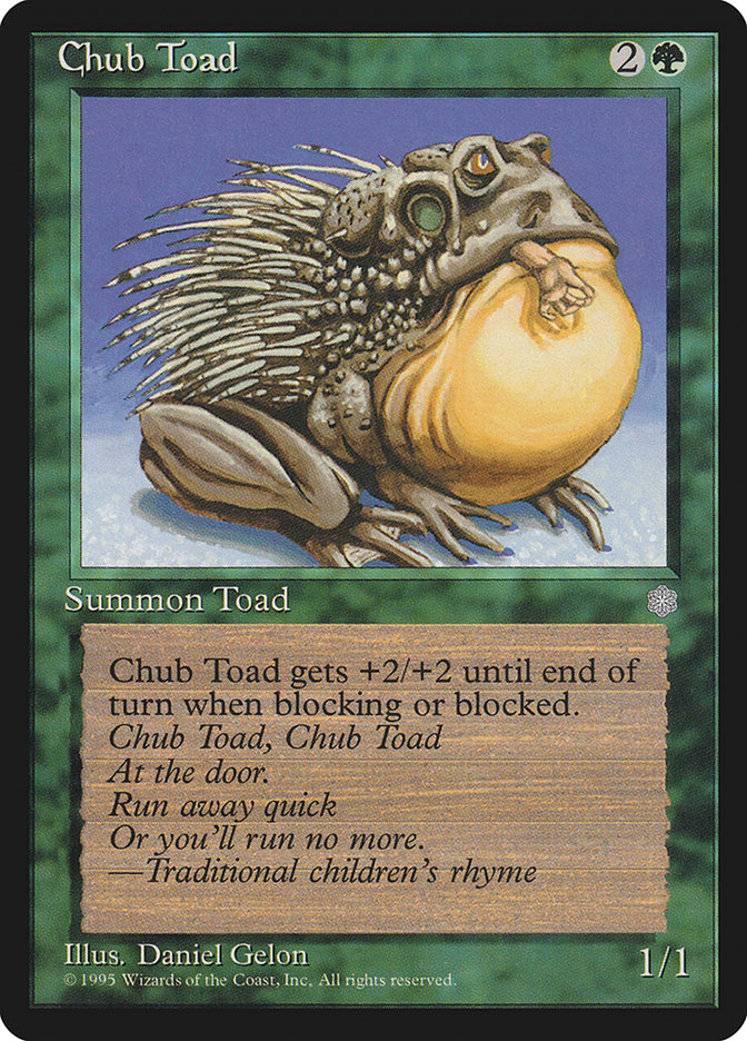 Sapo Papão / Chub Toad - Magic: The Gathering - MoxLand