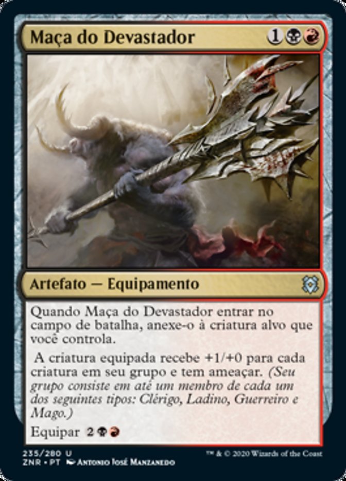 Maça do Devastador / Ravager's Mace - Magic: The Gathering - MoxLand
