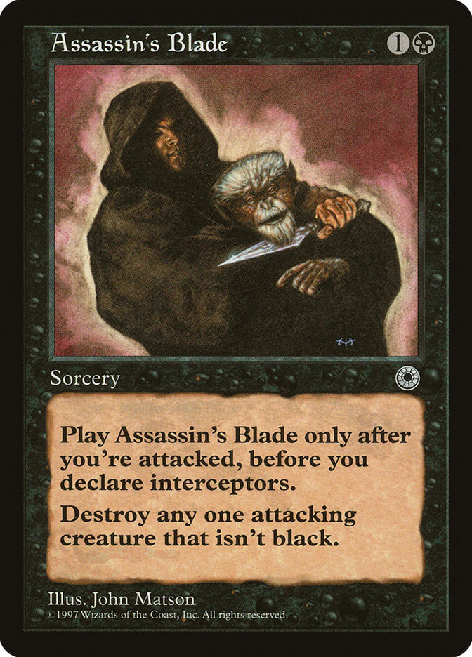 Assassin's Blade / Assassin's Blade - Magic: The Gathering - MoxLand