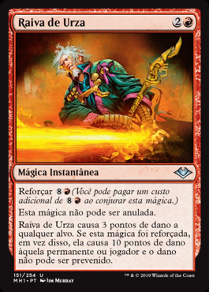Raiva de Urza / Urza's Rage - Magic: The Gathering - MoxLand