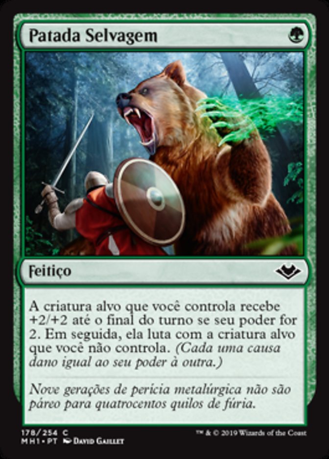 Patada Selvagem / Savage Swipe - Magic: The Gathering - MoxLand