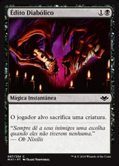 Édito Diabólico / Diabolic Edict - Magic: The Gathering - MoxLand