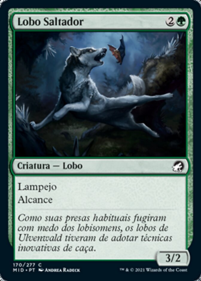 Lobo Saltador / Bounding Wolf - Magic: The Gathering - MoxLand