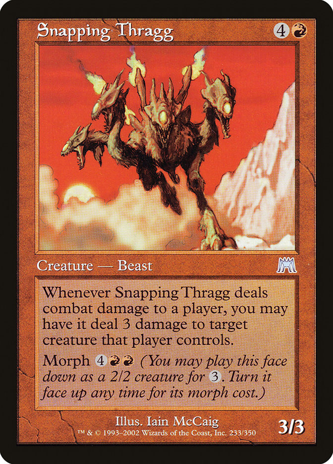 Thragg Trinchador / Snapping Thragg - Magic: The Gathering - MoxLand