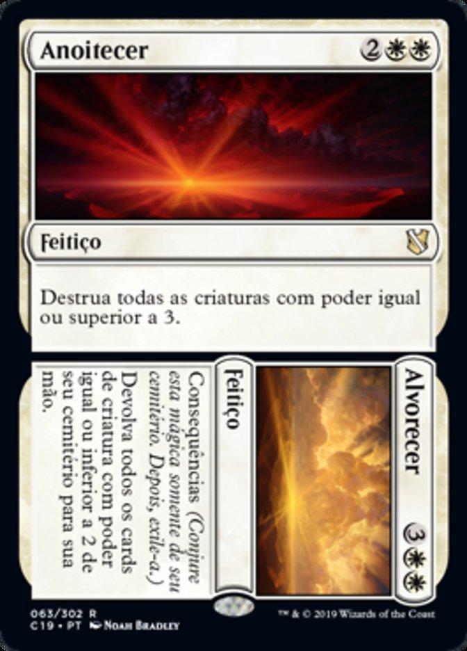 Anoitecer / Alvorecer / Dusk / Dawn - Magic: The Gathering - MoxLand