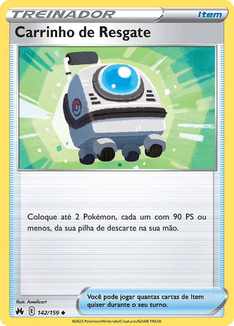Carrinho de Resgate / Rescue Carrier - Pokémon TCG - MoxLand